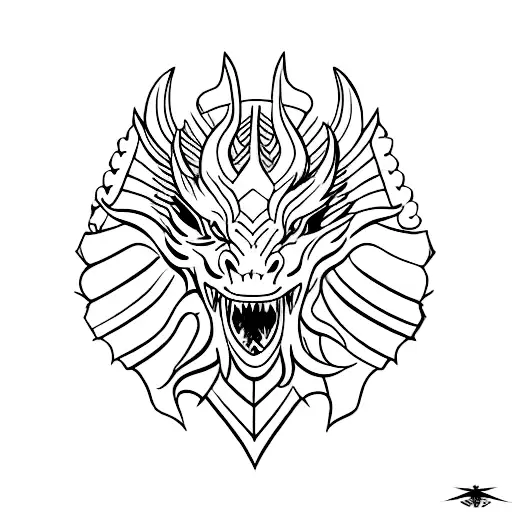 A Majestic Dragon Representing Honor And Greatness