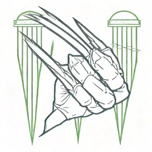 Wolverine Claws With Cricket Wickets