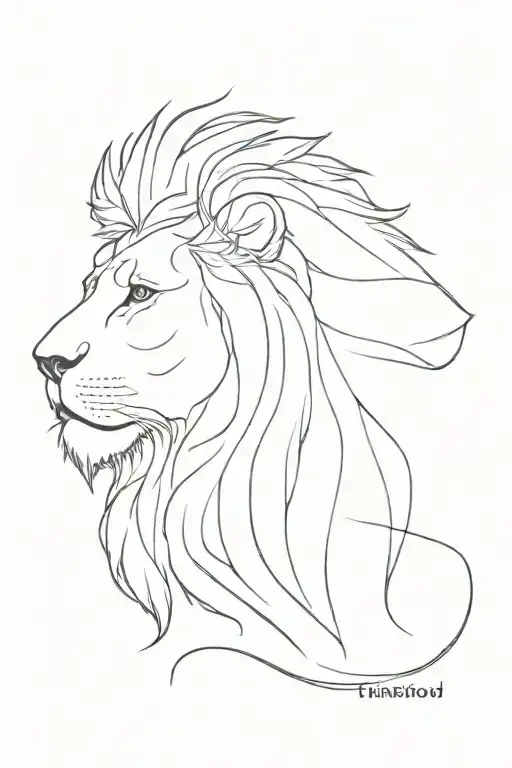 Delicate Lion With Self-esteem