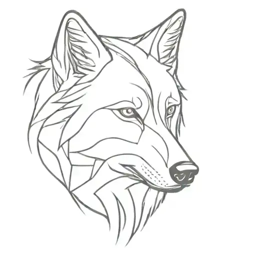 Alpha Wolf Head