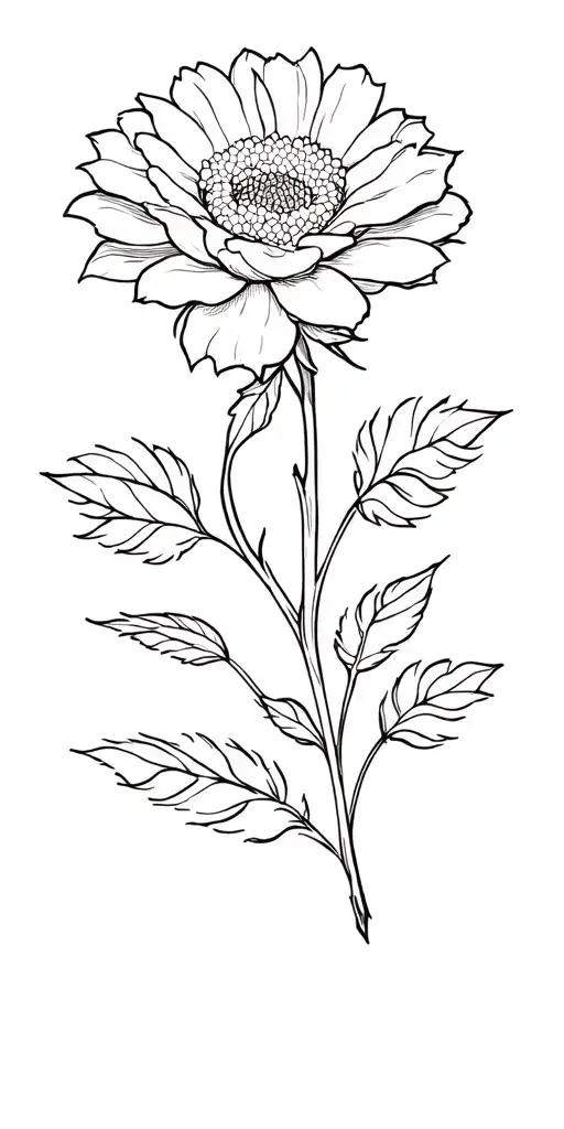 Figure 13 A Rose And A Chrysanthemum
