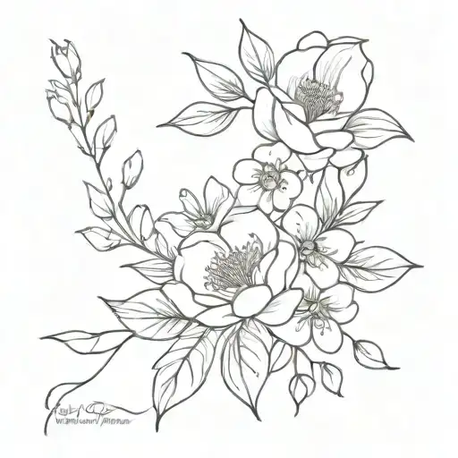 Birth Flower Bouquet