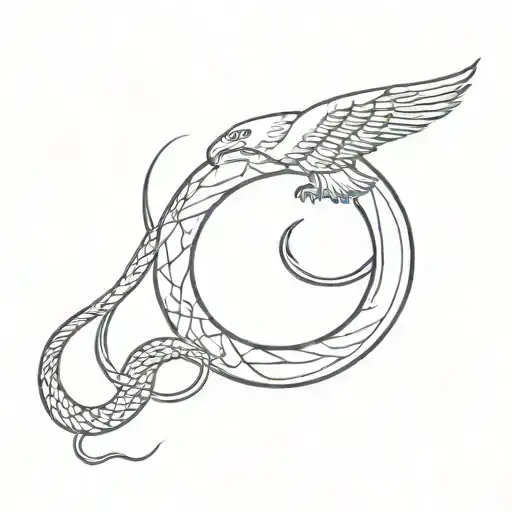 Eagle And Snake