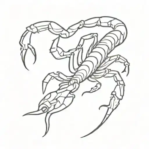 Small And Simple Scorpion