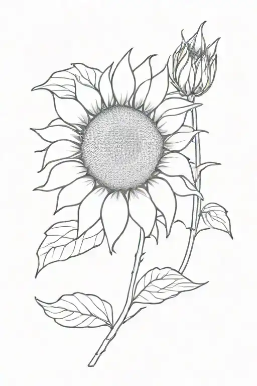 Sunflower Blooming