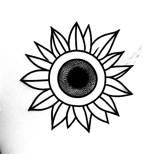 You Create Your Own Happiness Sunflower