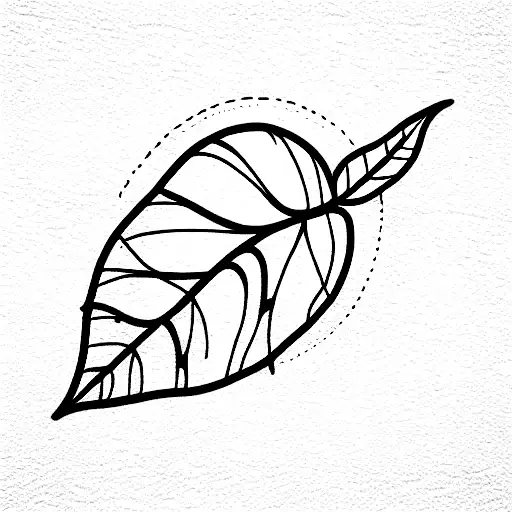 Leaf Blowing In The Wind