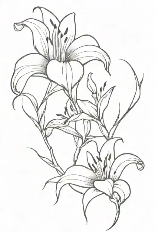 Mother Daughter Close Bond You Share Represented By A Lily