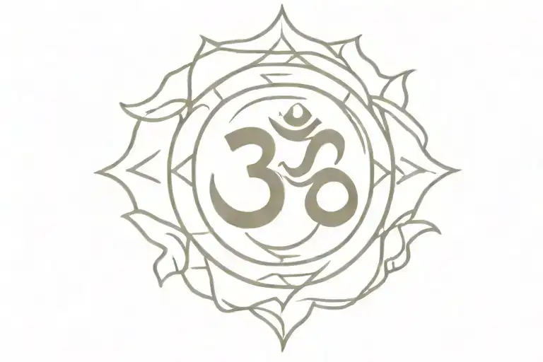 Om Symbol Intertwined