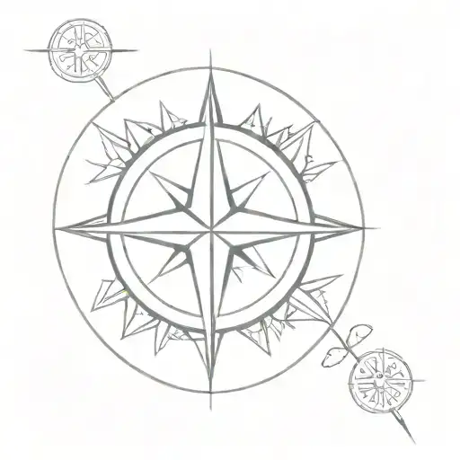World Wanderer Compass Rose