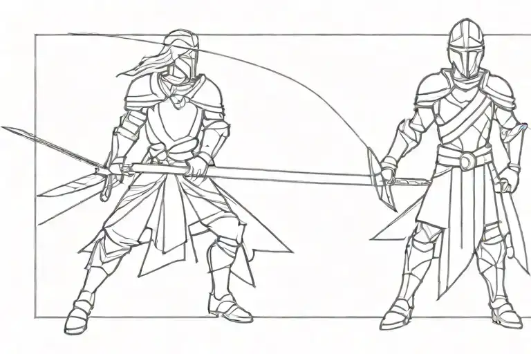 Paladin Warrior With A Sword