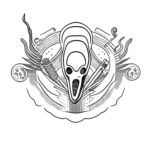 Alien Fumando Maconha