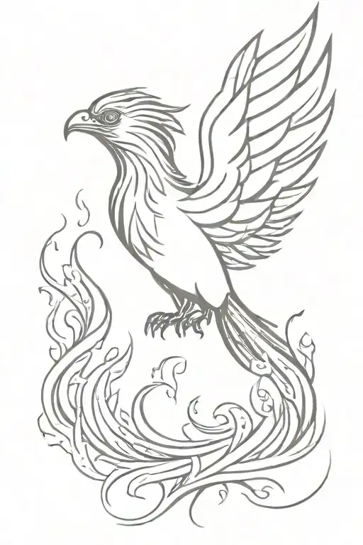 Phoenix Rising From The Ashes
