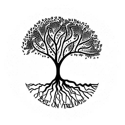 Tree Of Life With 1967 Written Inside