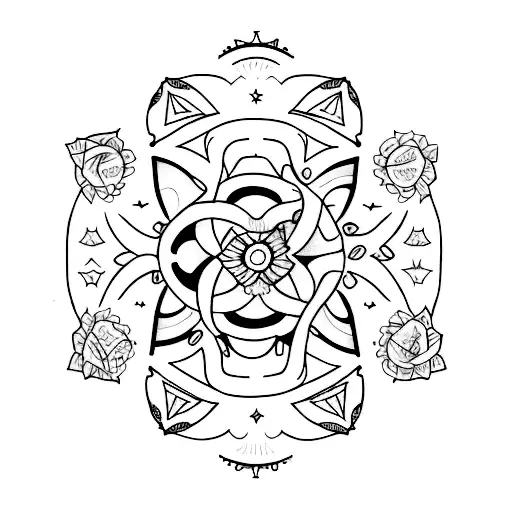 Create A Tattoo That Combines The Love For Kendama And Astronomy