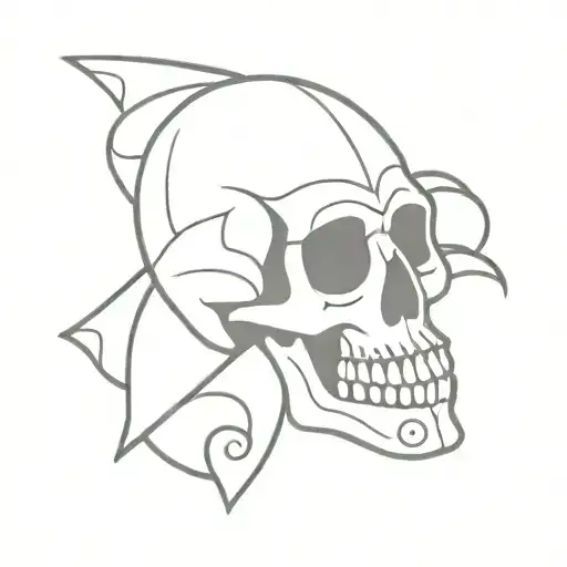 A Custom Lucky Charm With Skull