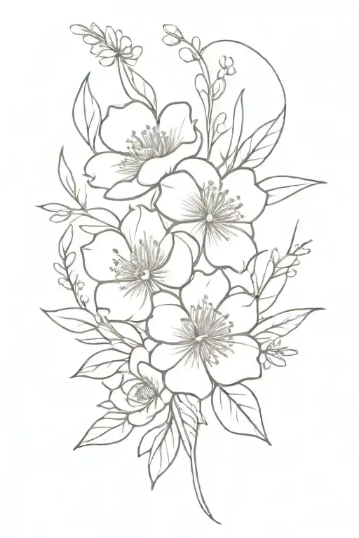 June Birth Flower Bouquet