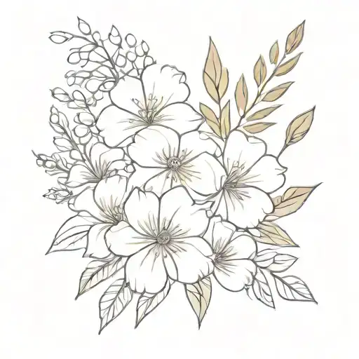 Birth Flower Bouquet