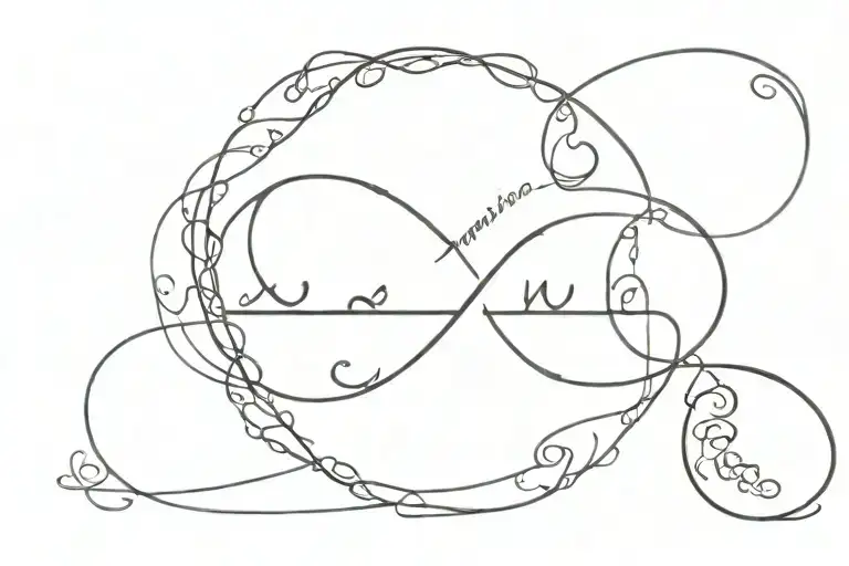 Infinity Symbol With Names