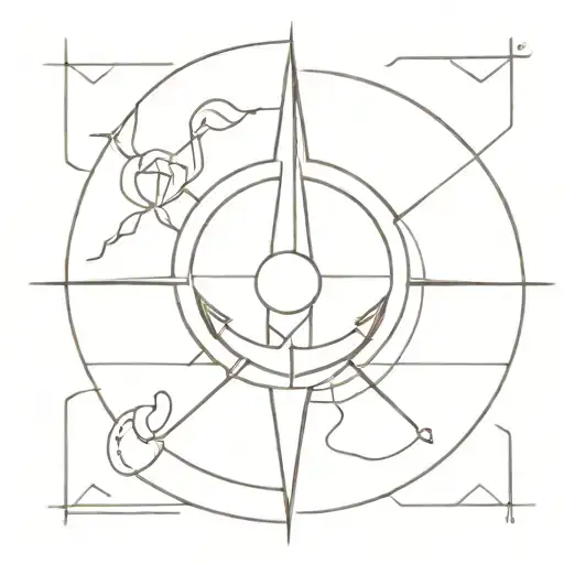 Compass Anchor Intertwined