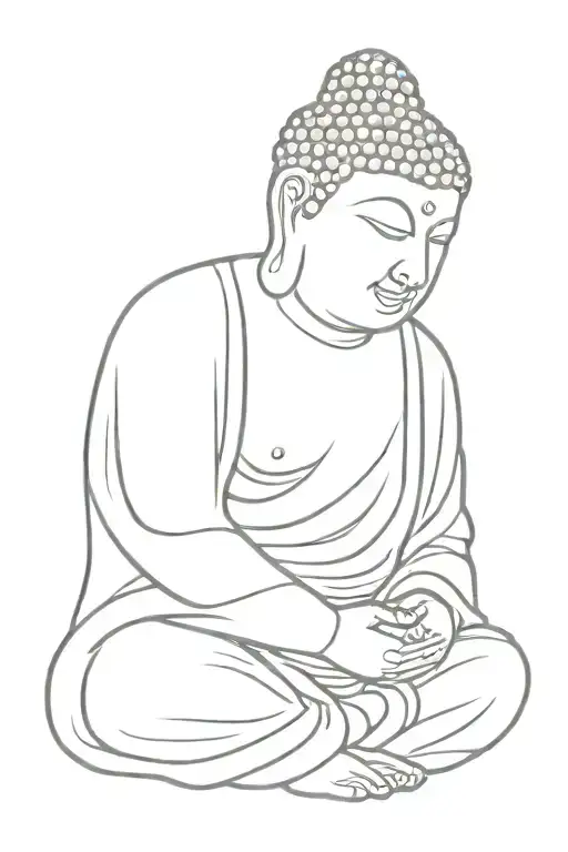Buddha With His Head On His Side