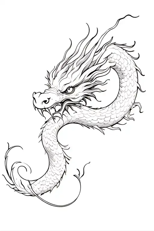 Chinese Dragon Emerging