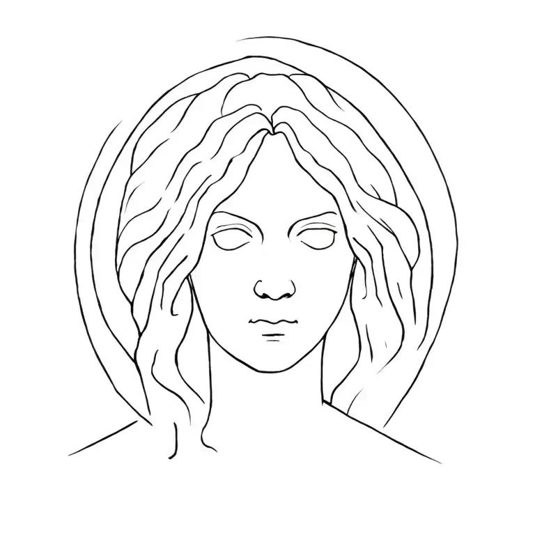 Anxiety Greek Statue