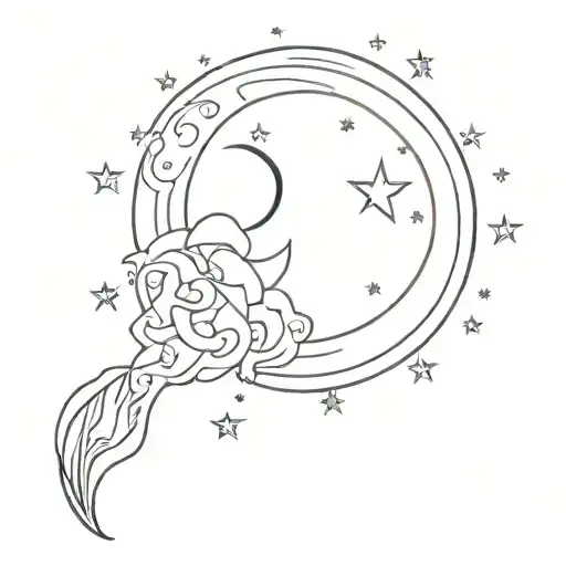 Moon Of My Life And My Sun And Stars Forming