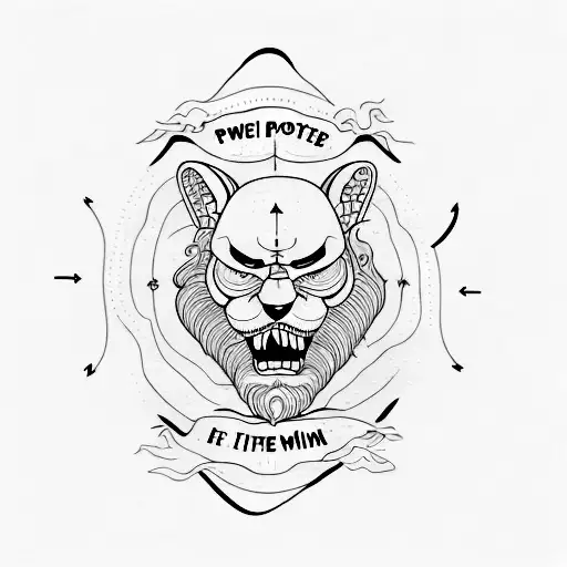 A Minimalist Tattoo Of A Quote About The Power Of The Mind