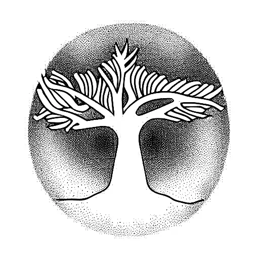 Masculine Whimsical Druid Tree