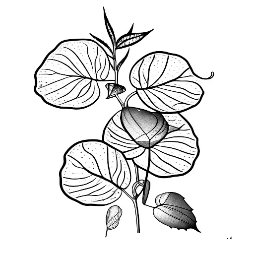 A Botanical Illustration Of A Plant Growing From An Open Book