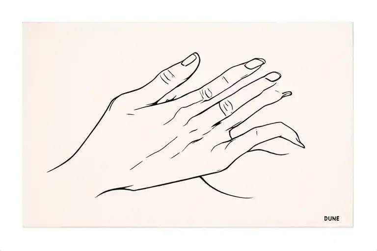 Dune Movie Hand In Pain Box