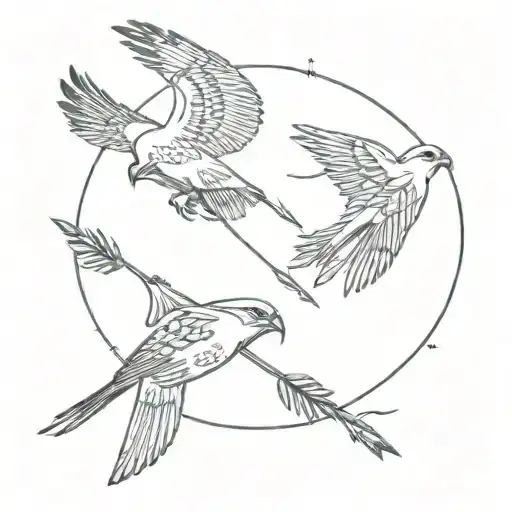 Falcon And Arrow