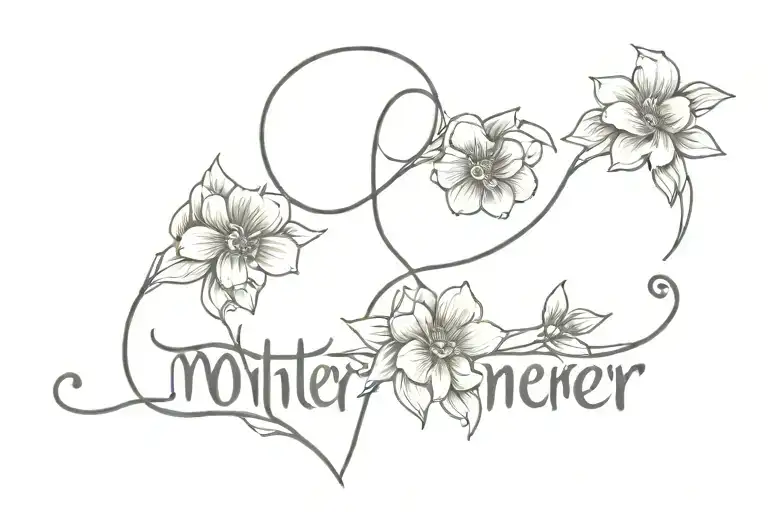 In Loving Memory Of Mother Daughter