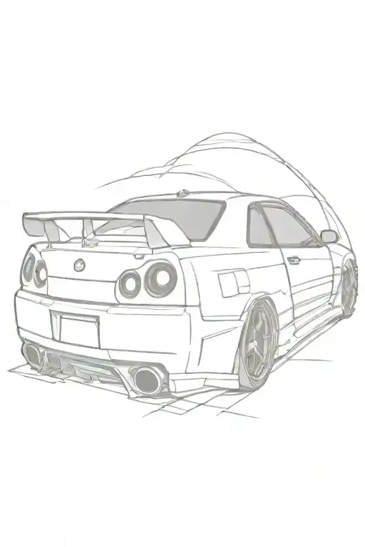 Nissan Gtr R34 Car
