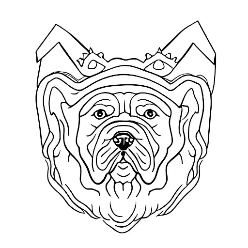 Dog White Anda Brown