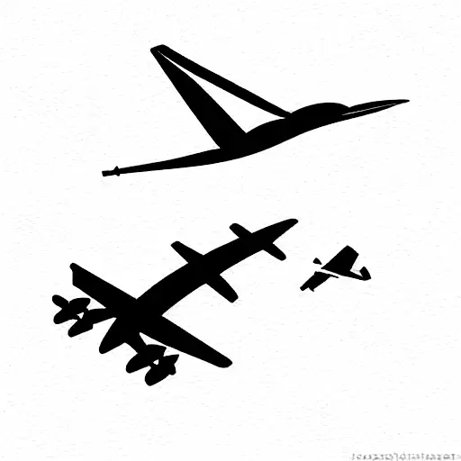 Airplane Coming Out Of A Suitcase