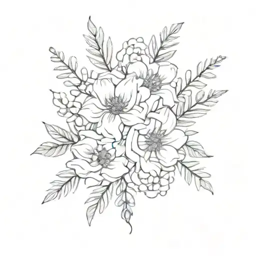 Birth Flower Bouquet