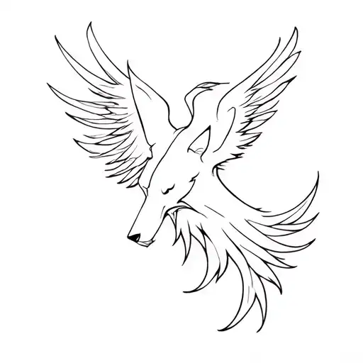 Phoenix Scoprio Wolf Silhouette