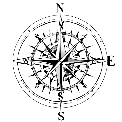 Compass Feminism Symbol