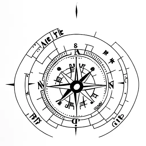 Female Sign Compass