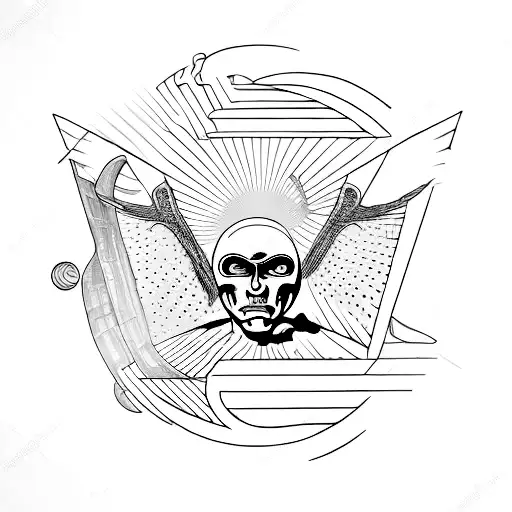 A Classic Rock Album Cover With An Alien Twist