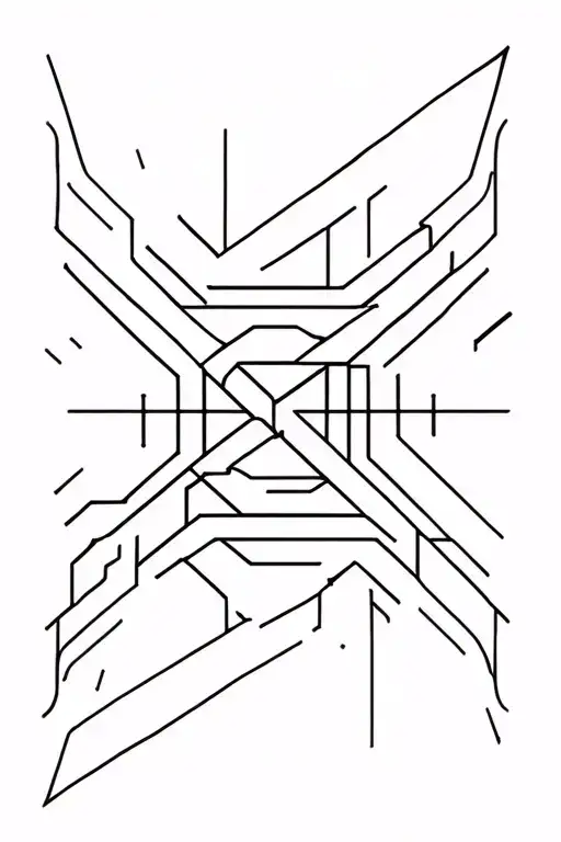 Synthesizer Cirquit Abstract Lines