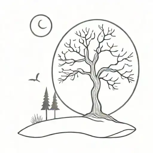 Trees And God Symbol
