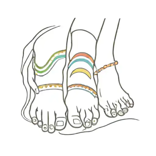Rainbow With Hands And Feet