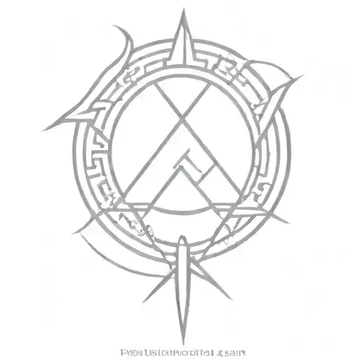 Enki God Symbol In Alchemy