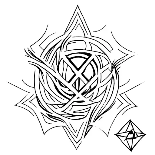 The Deathly Hallows Symbol