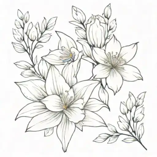 Birth Flower Bouquet