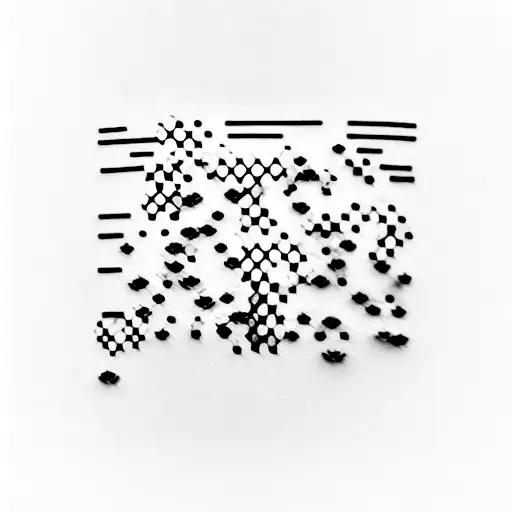 A Minimalist Tattoo Of A Stack Of Money With The Word 'Dinheiro' Written Underneath