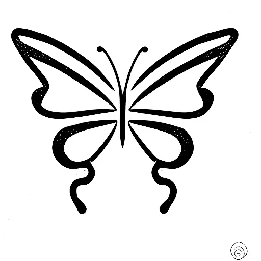 Butterfly Semicolon Neda Symbol